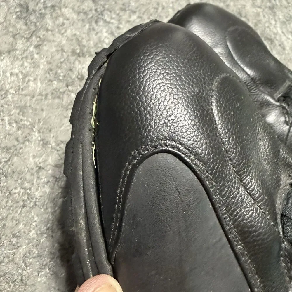 Vtg Reebok MLB Authentic Collection Black Leather Turf Shoes Men Size 16 RB409